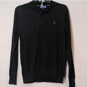 Paul Parker Black Long Sleeve Pullover Sweater